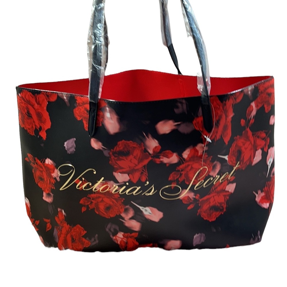 NWT Victoria Secret Rose shoulder Bag, Red, pink